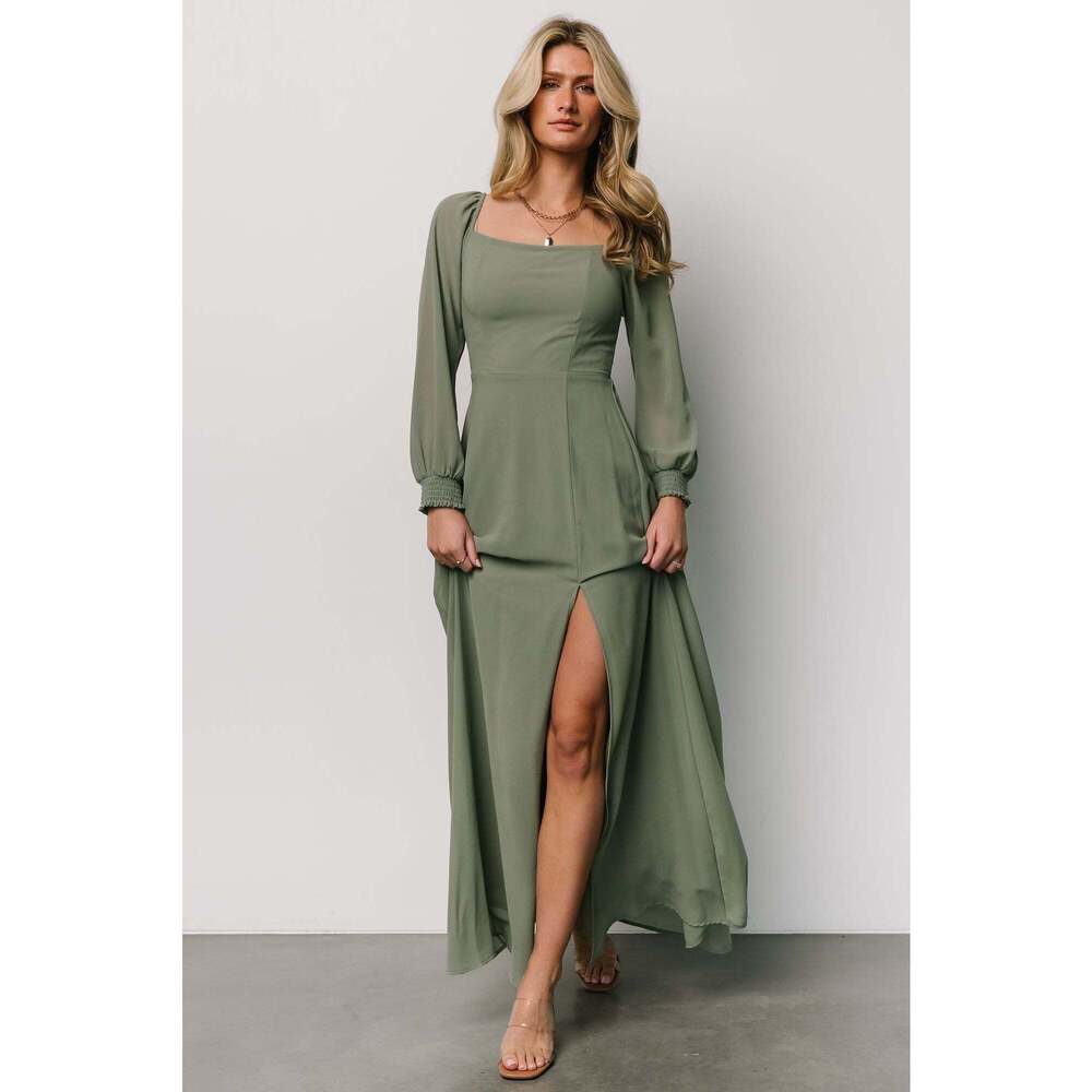 Baltic Born Giselle Maxi Dress | Eucalyptus Size SS